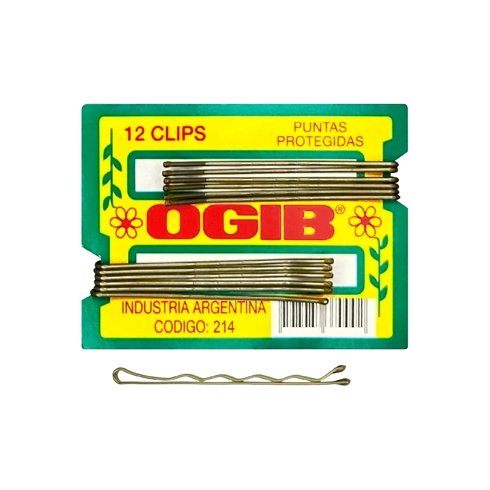 C00182 CLIPS CORTO NEGRO OGIB GRUESA